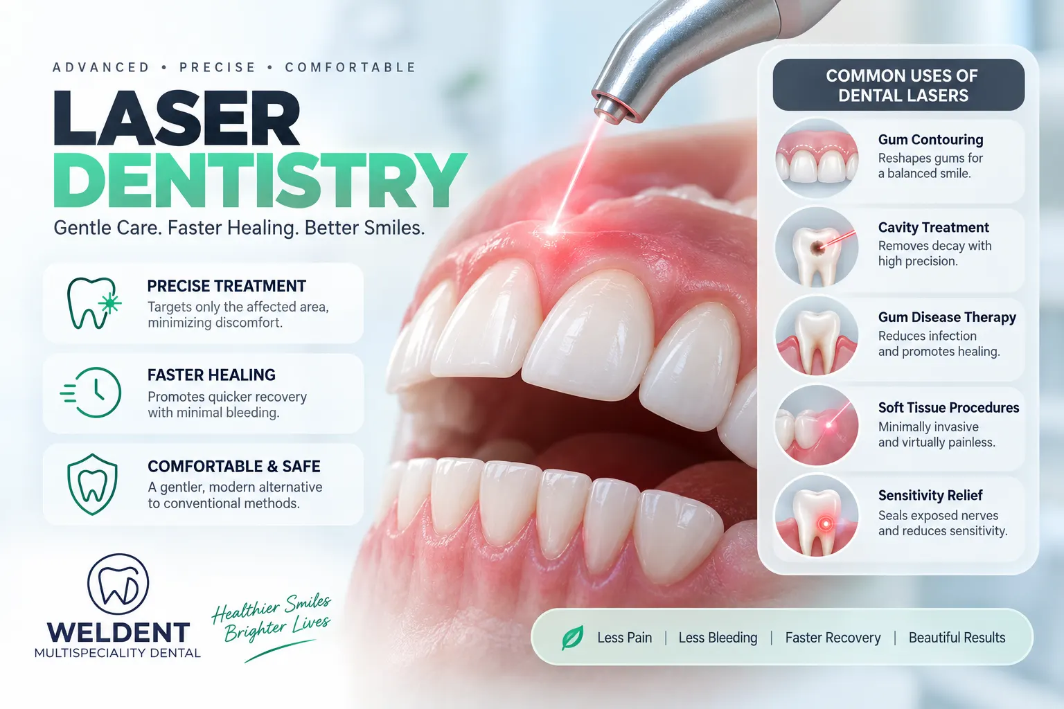 Laser treatment information from Weldent Dental